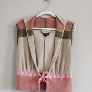 Ekologic Recycled Cashmere Hoodie Vest